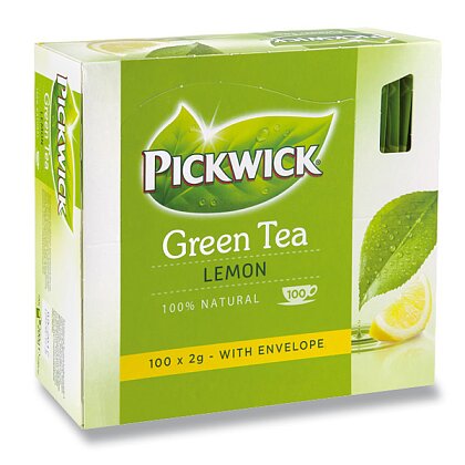 PICKWICK 100x2g čaj zelený s citronem